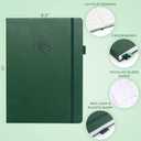 Clever Fox Planner PRO Schedule Dated (Jan 2026Jan 2027) Weekly & Monthly Life Planner with Time Slots, Appointment Book and Daily Organizer to Increase Productivity, A4 Hardcover Forest Green