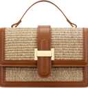 KKXIU Crossbody Bag for Women, Top Handle Purse Small Designer Handbag
Adjustable Shoulder Strap, Small Purse for Lady, Shoulder Clutch
