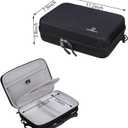 Tourmate Hard Storage Case for MEGATEK/MYDASH/QGYDQH/OTIC/Memorex 12.5" Portable DVD Player, Portable EVA Case(Box for Sale) (Black)