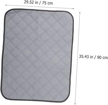 Dog Mat, Abrasion Portable Water Breathable Dog Car Seat Pad Anti Sticking for Sleeping (L)