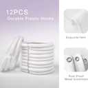 Riyidecor Purple Lavender Floral Shower Curtain Lilac Purple Flower Butterfly Botanical Plant Watercolor Rustic Green Leaves Summer Girls 60Wx72H Inch Bathroom Decor Fabric Waterproof 12 Pack Hooks