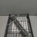 3 Tier Grey Storage Racks and Shelving - Heavy Steel Material Pantry Shelves - Adjustable Storage Shelf Metal Storage Rack Wire, Suitable for Warehouses, Closets, Kitchens