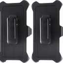 [2 Pack] iPhone 16 Pro (6.1") Replacement Belt-Clip Holster Compatible with Otterbox Defender Series Case