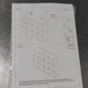 OSCHF 12-Cube Storage Shelf Bookcase - Wooden 3-Tier Floor Standing Open Bookshelf for Home and Office, Display Cabinet, Light Blue