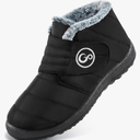 Almusen Womens Winter Snow Boots: Comfortable Lightweight Warm Fur Lined Women Ankle Booties Waterproof Non Slip Hook Loop Outdoor Shoes