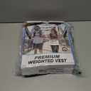 KUKZO Weighted Vest Woman, 6/8/12/16/20/25/30 Lb Unisex Reflective Strength Training Weight Vest For Running, Jogging, Cardio & Workouts (Black)