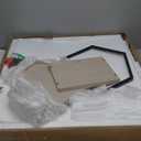 SICOTAS Round Coffee Table for Living Room, 32" Circle Modern Fluted Center Coffee Table with Storage, Mid Century Accent Tea Dining Table for Small Space, Apartment, White Alder (31.5"D x 31.5"W x 15.6"H)