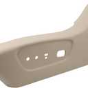 Left Driver Side Seat Trim Panel Compatible with 2014-2020 Nissan Rogue 87380-4BB3B 873804BB3B Automatic Front Seat Outer Trim Finisher Yellow