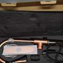 Red Copper Kitchen Faucet, Kitchen Faucet with Pull Out Sprayer and Deck Plate