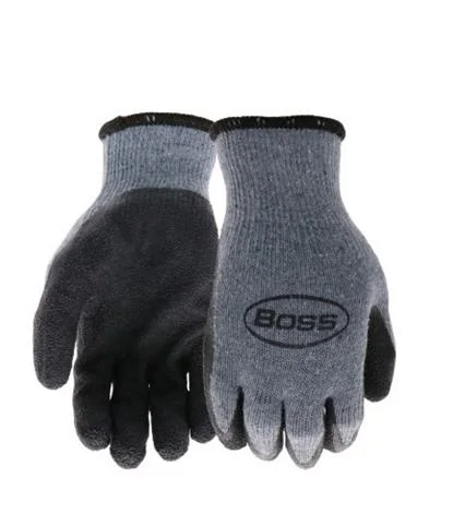 Boss Men's Grip Textured Work Gloves, Size XL