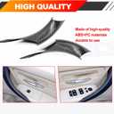 2PCS Door Handle Covers Left Front and Right Front Compatible with BMW 320, 328, 330, 335, M3 2012-2018 & BMW 428, 435, M4 2014-2017(Carbon Fiber Black)