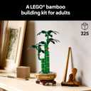 LEGO Botanicals Lucky Bamboo Building Set - Artificial Plant for Indoor Home Dcor, Adults Ages 18+ - Fake Plant Decoration for Table, Desk, Office - Gift for Birthdays - 10344