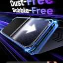 LISEN 2 Pack [Top 9H+ Hardness] Glass for iPhone 16/15 and iPhone 14 Pro Screen Protector, Military Grade Shatterproof 8K HD Auto Dust-Elimination Bubble Free Tempered Glass with Ultra Fit Tray