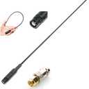 Wide-Band Scanner Antenna for Uniden SDS100 BCD436HP BCD396XT BC346XT BC75XLT BC125AT BR330T Whistler TRX-1 WS1040 WS1080 RadioShack Pro Icom IC-R30 IC-RX7 AOR Alinco DJ-X11 DJ-X7T