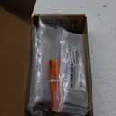 Probrico 5 Pack| Black Cabinet Handles 4 Inch(102mm) Hole Centers Drawer Pulls Stainless Steel Kitchen Cabinet Handles Matte Black Square Drawer Handles Modern Cabinet Hardware