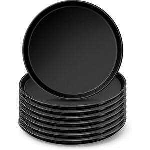 8 Pcs 16'' Restaurant Serving Trays with Non Slip Rubber Lined