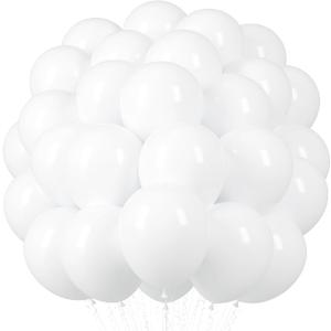 Voircoloria White Balloons, 66pack 12inch White Pearl Latex Party Balloons for Wedding, Birthday, Graduation, Bridal Shower, Baby Shower, Bachelorette and Engagement Decorations