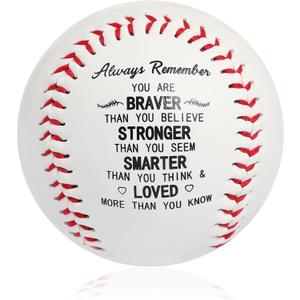 Religious Baseball Gifts, Baptism First Communion Confirmation Gifts | Personalized Inspirational Bible Verse Baseball for Godson Son Grandson, Birthday Christmas Basket Stuffers Gifts