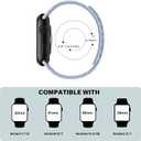 Magnetic Silicone Watch Band Compatible with Apple Watch, Bands Women Men, Soft Sport Strap for iWatch Size: 38mm/40mm/41mm/42mm(Series11/10)