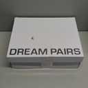 DREAM PAIRS Women’s High Chunky Platform Closed Toe Block Heels Square Toe Ankle Strap Dress Wedding Party Pumps Shoes Aurelia Size 38.5