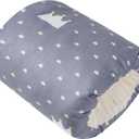 Nursing Arm Pillows for Breastfeeding,Baby Feeding Arm Pillow Portable and Washable for Travel, Soft Cotton Ergonomic Bottle Nursing Essentials(Broadcrown)