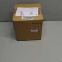 Anmire 2 Pack Alabaster Glass Shade, Bell Shaped Light Fixture Replacement Globe or Cover with 21/8Inch Fitter for Ceiling Fan Light Chandelier Wall Sconce, G0009