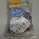 6 Packs Combination Lock Pack, Digital Locker Lock Combination Locks, Programmable Combination Lock Padlock Silver White Black Red Blue Rose Yellow