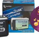 Cassette2USB CoCverter, Trasfer Any Cassetter Tape To Digital MP3 or CD 