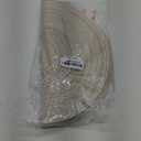 SHACOS Round Placemats Set of 6 Braided Circle Place Mat Washable 15 inch Table Mats for Kitchen Dining Table Decor Mixed Color (Ivory, 6)