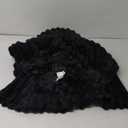 BEDELITE Fleece Throw Blanket for Couch - 300GSM Soft & Warm Fluffy Black Blanket, Decorative and Giftable Striped Blankets for Women, Men, 50"x60" 