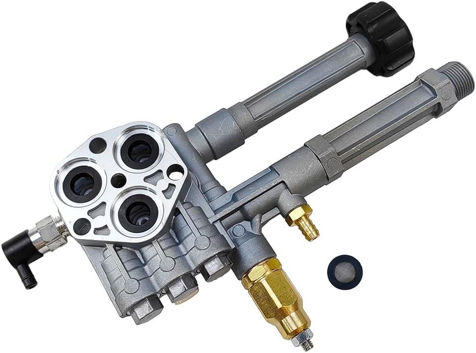 AR42940 Pressure Washer Pump Head Assy | Fit for Annovi Reverberi (AR) RMW2G20 RMW2G23B RMW2G24 RMW2G25 RMW2.2G20D RMW2.2G24 SRMW2.2G26 | OE# AR42518 AR43061 AR42940