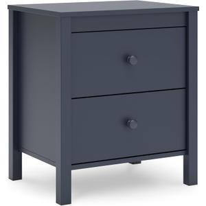 Signature Design by Ashley Simmenfort Retro 2 Drawer Nightstand, Blue