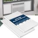 Window Air Conditioner Side Panels Kit,17" H x 19-1/4" W Extra Wide Window AC Side Panel,Air Conditioner Side Panels for 5,000-14,000 Btu Window AC Units,2 Pack