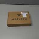 M MAELREG Mens Polo Shirts Short Sleeve Jacquard Performance Moisture Wicking Lightweight Casual Active Mens Golf Shirt (M)