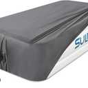 Twin Sheet for Air Mattress, 18'' Deep Soft Air Mattress Sheets- Inflatable Without Removal, Breathable Air Bed Mattress Cover Topper Protector, Fitted Sheet Full with Elastic Loop Hem, Gray
