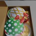 Barydat 30 Pcs Large Christmas Ball Shape Ornaments Xmas Plastic Decors Xmas Hanging Ornaments Christmas Yard Decorations for Tree Indoor Outdoor House Yard Supplies