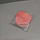 3 x Valentine's Day Heart Cutouts Cut-Outs Red White Conversation Heart Paper Cutting with 100 Pcs Glue Points for School Classroom Bulletin Board Decor DIY Crafts Party, 50 Pcs