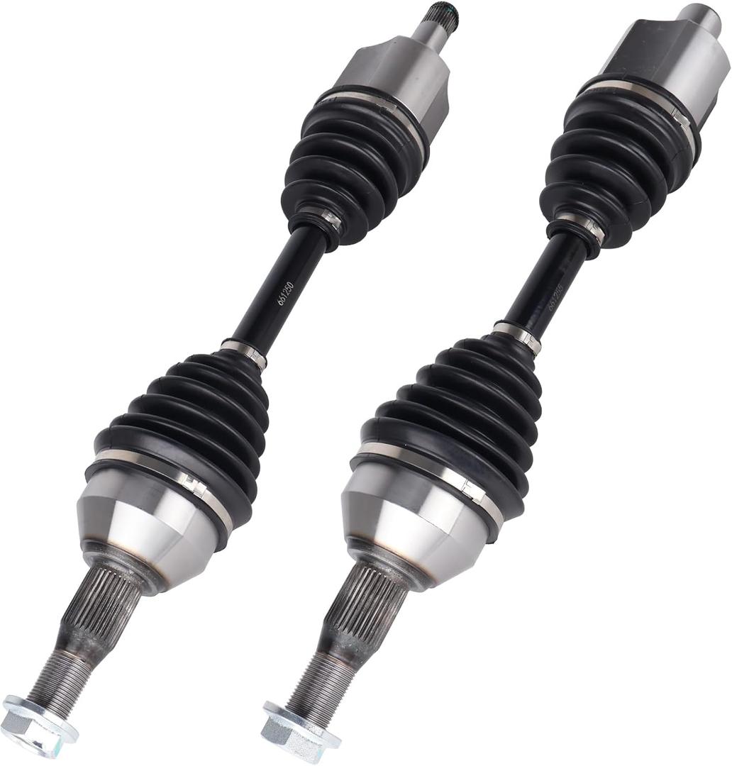 KUSATEC Front CV Axle Shaft Assembly Fit for Buick Allure Century LaCrosse Regal Chevy Impala 2Monte Carlo Venture Oldsmobile Intrigue Silhouette Pontiac Grand Prix Montana, Replace# 66-1255 66-1250