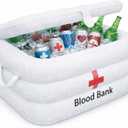 ArtCreativity Inflatable Cooler, Nurse Week Decorations, Hospital-Themed Drink & Snack Holder, Nurse Graduation Party Decorations, Halloween Party Decor 23" x 11" x 16.5"