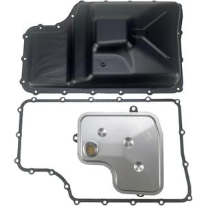 Transmission Oil Pan with Filter & Metal Gasket - Fits Ford F-250 F-350 F-450 F-550 Super Duty 2011-2019, 6.2L 6.7L V8 6R140 Transmission - Replaces OE# BC3Z-7A194-B, 265-830