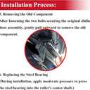 Power Sliding Door Rollers Assembly Compatible with 2005-2010 Honda Odyssey EX EX-L Touring, W/ Door Holders, Replace # 72561-SHJ-A21, 924-128, 72521-SHJ-A21, 924-129, 2PCS, Driver and Passenger Side