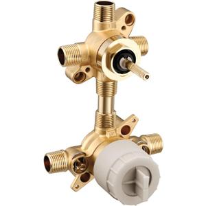 Moen U232CIS M-CORE Shower Mixing Valve with 2 or 3 Function Integrated Transfer Valve with CC/IPS Connections and Stops