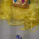 Spooktacular Creations Halloween Pink Princess Dress, Kids Princess Dress Up, Peach Crown Costume for Girls Birthday (3T (3-4 yrs))