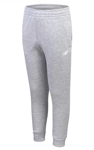 New Balance Boys Sweatpants - Active Performance Fleece Boys Joggers with Drawstring Waist - Athletic Pants for Kids, Size 12, Grey