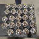 24 Pieces Disco Ball Cups Disco Flash Ball Cocktail Cup with Lid and Straw Bar Party Supplies Wine Cocktail Drinking Syrup Tea Bottle 20 OZ (Sliver)