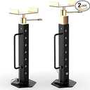 RV Slide Out Support Jacks, RV Slide Out Supports Stabilizer Jacks 2 Pcs Adjusted from 15'' to 35'', Heavy Duty Rust Resistant Steel for 5th Wheel 5000 lbs Capacity, Camper Supports Stabilizer Jacks