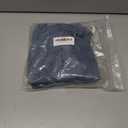 Womens Tie Front Sleeveless Denim Vest and Mini Jean Skirt Two Piece Sets Summer Trendy Going Out Outfits (Blue, XL)