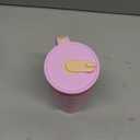 Ello Oasis 18oz Stainless Steel Kids Tumbler with Handle & Retracting Straw, 100% Leakproof, Double-Wall Vacuum Insulated, Kids Water Bottle for School, BPA Free + Dishwasher Safe, Strawberries