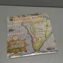 Antique Maps - 2025 Square Wall Calendar Arts 16 Months Premium Planner Gift