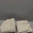 Foxdecor Couch Arm Covers Sofa Arm Cover, Arm Chair Covers Set of 2, Non-Slip Chair Arm Covers, Arm Rest Cover for Sofa, Armchair Slipcovers Couch Protector (Cream 30x30 inch)